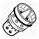 Plasmatriebwerk Ionenantrieb Gerat Symbol