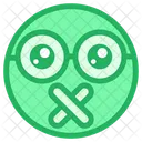 Plaster On Mouth  Icon