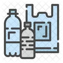 Trash Bottle Recycle Icon