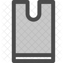 Download Plastic bag Icon of Colored Outline style - Available in ...