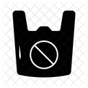 Plastic Bag Block  Icon