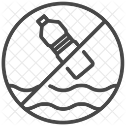 Plastic Ban Icon