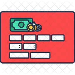 Plastic bank card  Icon