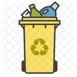 Plastic bin  Icon
