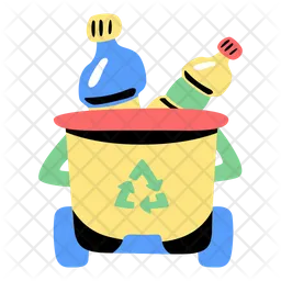 Plastic bin  Icon