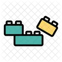 Plastic blocks  Icon