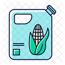 Plastic Bottle Of Corn Oil Icon