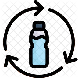 Plastic Bottle Recycle  Icon