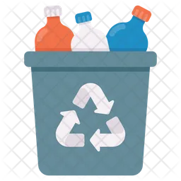 Plastic Bottles Recycling  Icon