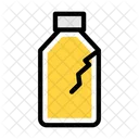 Plastic Broken Bottle Icon