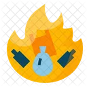 Plastic Burning Icon
