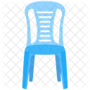 Plastic Chair Blue Icon