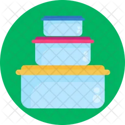Plastic Containers  Icon