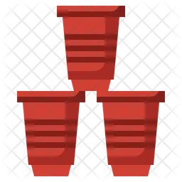 Plastic Cup  Icon