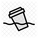 Plastic Cup Waste  Icon