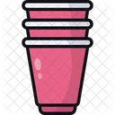 Plastic Cups Beverage Plastic Glass Icon