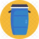 Plastic Drum Drum Container Icon