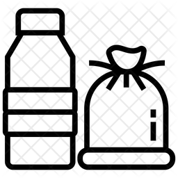 Plastic Garbage Icon