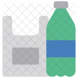 Plastic pollution  Icon
