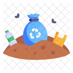 Plastic Pollution  Icon