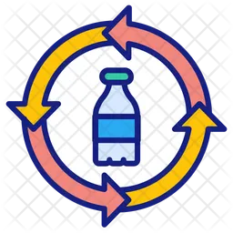 Plastic recycling  Icon