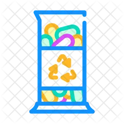 Plastic Recycling  Icon