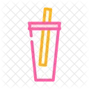 Plastic Straw  Icon