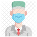 Plastic Surgeon Male  Icon