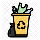 Plastic Trash Trash Garbage Icon