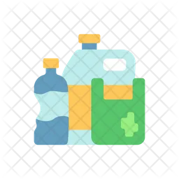 Plastic waste  Icon