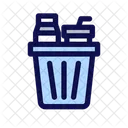 Plastic Trash Waste Icon