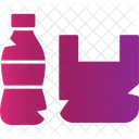 Plastic Waste  Icon