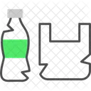 Plastic Waste Bag Disposable Icon
