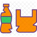 Plastic Waste Bag Disposable Icon