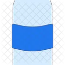 Plastic water bottle mockup  アイコン