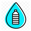 Plastikwasserflasche  Symbol