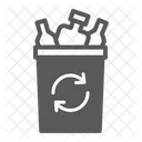 Plastik-Müll  Symbol