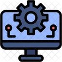Plataforma Tecnologia Digital Ícone