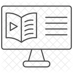 Plataforma de aprendizagem  Ícone
