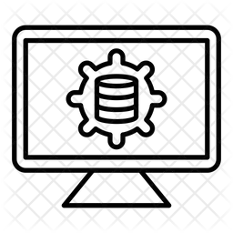 Plataforma de gestión de datos  Icono