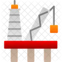 Plataforma De Petroleo Plataforma Plataforma Ícone