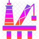Plataforma De Petroleo Plataforma Plataforma Ícone