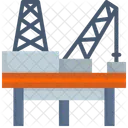 Plataforma Refinaria Petroleo Ícone