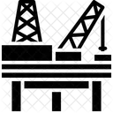 Plataforma Refinaria Petroleo Ícone
