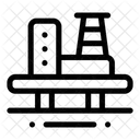 Plataforma De Petroleo Plataforma De Petroleo Negocios E Financas Ícone