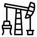 Bomba De Oleo Plataforma De Perfuracao Plataforma De Petroleo Ícone