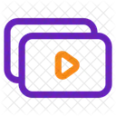 Plataforma de vídeo  Icono
