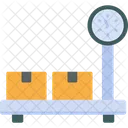 Bascula De Plataforma Carga Logistica Icono