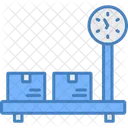 Bascula De Plataforma Carga Logistica Icono