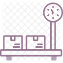 Bascula De Plataforma Carga Logistica Icono